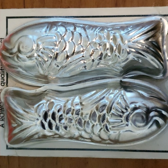 NWT, Vintage Mid Century Rowoco Fish Molds Set of 6 - Picture 2 of 5